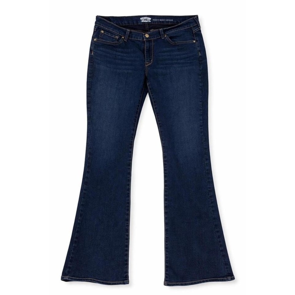 Levi's‎ Jeans Women's Dark Wash Bootcut Flared Denim Pants Size 35W 0L